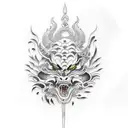 espada tattoo design idea