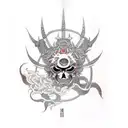 espada tattoo design idea