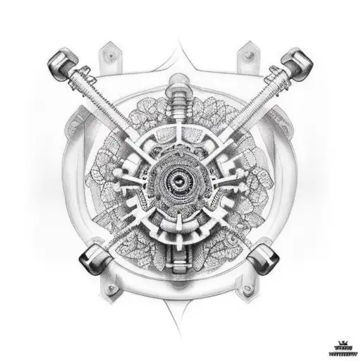 inner bicep with tranisition to lower tricep tattoo design idea