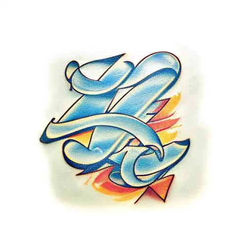 Alphabet P Tattoo Logo 11422321 Vector Art at Vecteezy