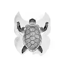 Turtle tattoo design idea