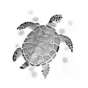 Turtle tattoo design idea