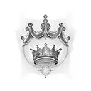 Queen's Crown tattoo design idea