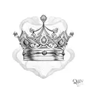 Queen's Crown tattoo design idea