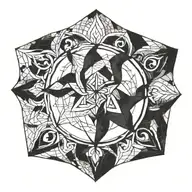 Unalome Symbol tattoo design idea