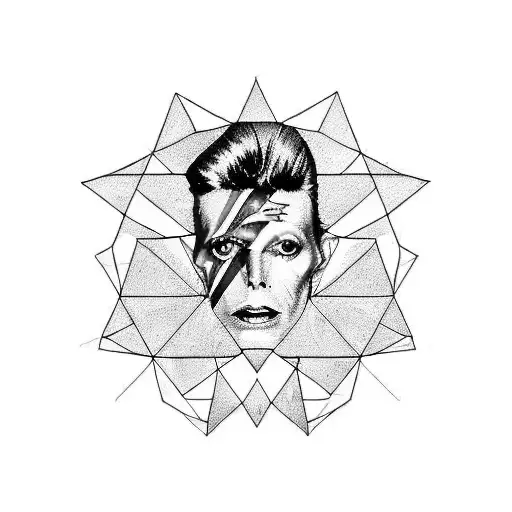 david bowie tattoo design idea