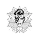 david bowie tattoo design idea