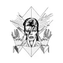david bowie tattoo design idea