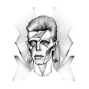 david bowie tattoo design idea