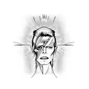 david bowie tattoo design idea