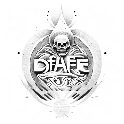 quote "life before death strength before weakness journey before destination" in three lines of text tattoo design idea