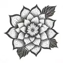 lotus flower mandala design tattoo design idea