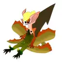 crested gecko tattoo design idea