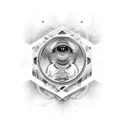 Third Eye, buddha, tattoo design idea