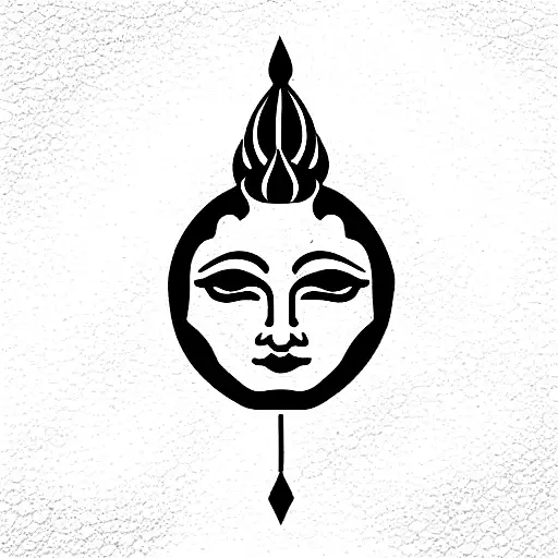 Third Eye, buddha, tattoo design idea