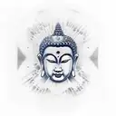 Third Eye, buddha, tattoo design idea