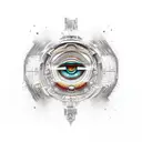 Third Eye, buddha, tattoo design idea