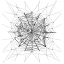 Spider Web tattoo design idea