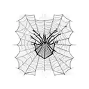 Spider Web tattoo design idea