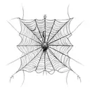 Spider Web tattoo design idea