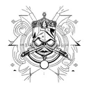 morior invictus tattoo design idea