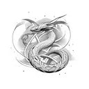 viper tattoo design idea