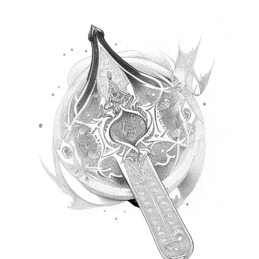 7 of spades and 2 of diamond tattoo design idea