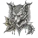 attitude tattoo design idea