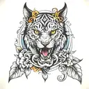 attitude tattoo design idea