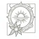 filipino sun tattoo tattoo design idea