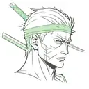 Roronoa Zoro tattoo design idea
