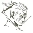Roronoa Zoro tattoo design idea