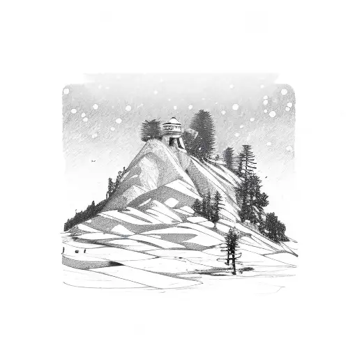 Big Sur, Hollywood, Santa Cruz, Yellowstone  tattoo design idea