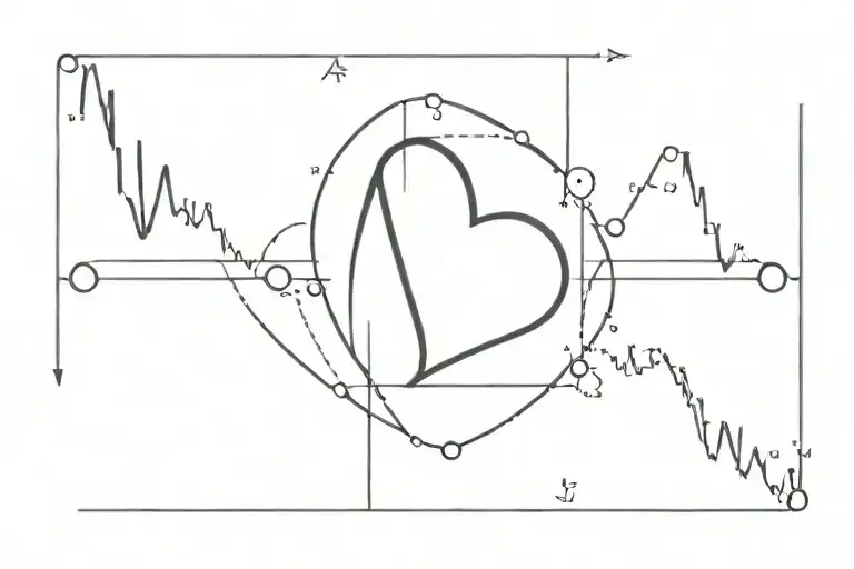 Adrenaline molecule and formula one speed ratio with heart rate tattoo design idea