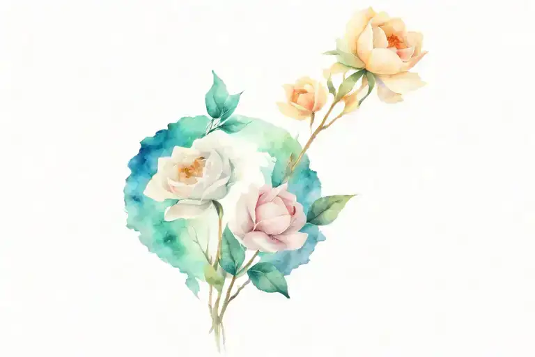 Jose and love combined  tattoo design idea