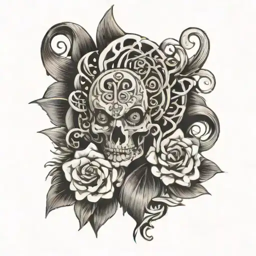 1971 + V incorporated tattoo design idea