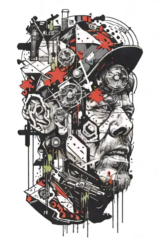 my father died 17/06/2022 tattoo design idea