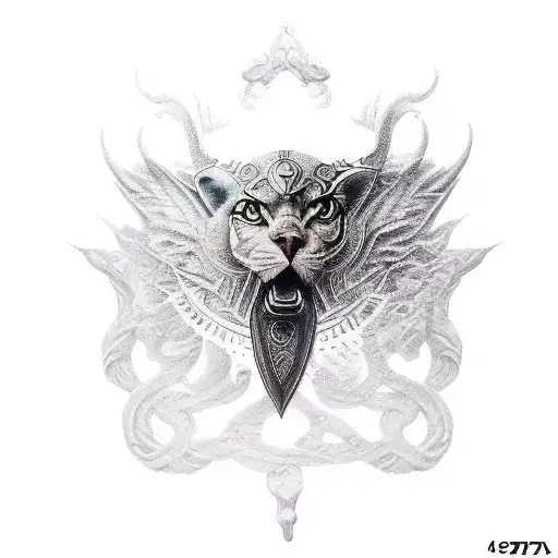 warrior princess  tattoo design idea