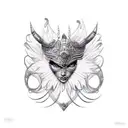 warrior princess  tattoo design idea