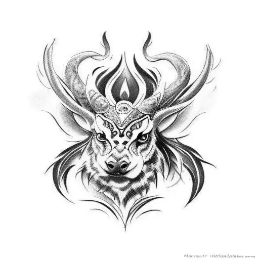 Combine your love for animals and unique things by creating a tattoo design of a mythical creature made up of different animal parts. tattoo design idea
