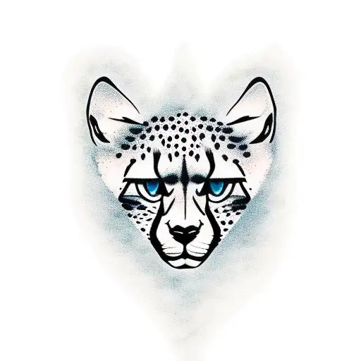 Cheetah Tattoo Posters for Sale | Redbubble