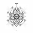 octagram tattoo design idea