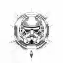 Star Wars light sabre tattoo design idea
