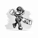 gaming mario sonic pubg  tattoo design idea