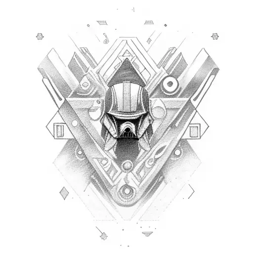 es ist ein schmaler grad swischen jedi ung sith tattoo design idea