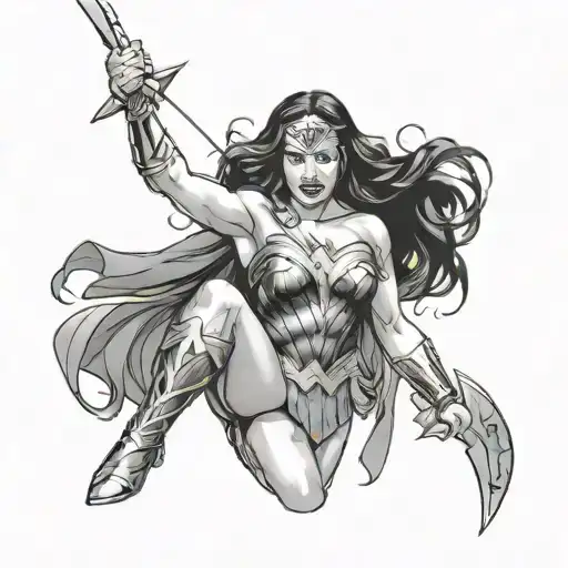 Wonder Woman  tattoo design idea
