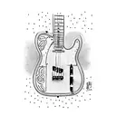 Telecaster tattoo design idea