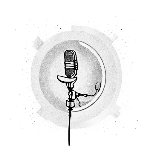 Beatbox microphone tattoo design idea
