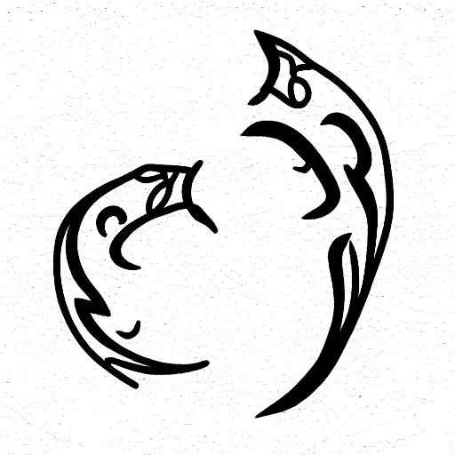 fenix and tiger tattoo design idea