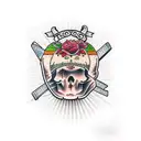 tacos morados tattoo design idea